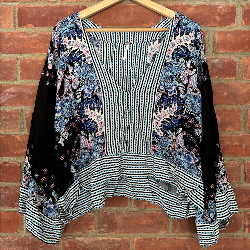SOLD | EUC Free People Mix N Match Blouse Size Smalll - Picture 3 of 7